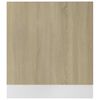 vidaXL Πλαίσιο Πλυντηρίου Πιάτων "Lyon" Sonoma Δρυς 59,5x3x67 εκ. από Τεχνητό Ξύλο