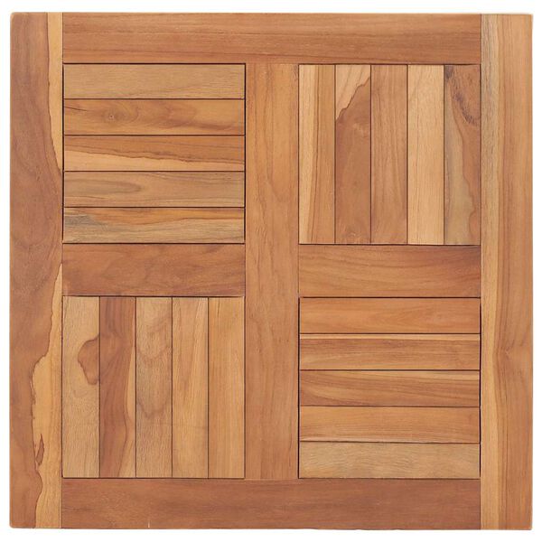 vidaXL &Epsilon;&pi;&iota;&phi;ά&nu;&epsilon;&iota;&alpha; &Tau;&rho;&alpha;&pi;&epsilon;&zeta;&iota;&omicron;ύ 60 x 60 x 2,5 &epsilon;&kappa;. &Mu;&alpha;&sigma;ί&phi; &Xi;ύ&lambda;&omicron; Teak