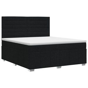 vidaXL &Kappa;&rho;&epsilon;&beta;ά&tau;&iota; box spring &mu;&epsilon; &sigma;&tau;&rho;ώ&mu;&alpha; &Mu;&alpha;ύ&rho;&omicron; 180 x 200 cm Ύ&phi;&alpha;&sigma;&mu;&alpha;