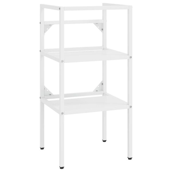 vidaXL Έπιπλο Μπάνιου Λευκό 40 x 38 x 83 εκ. Σιδερένιο