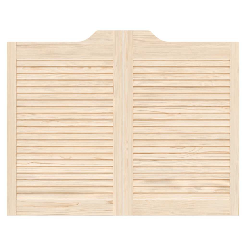 vidaXL Ανοιγόμενες πόρτες περσίδες 2 ζευγών 80x100 cm μασίφ ξύλο πεύκο