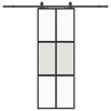 vidaXL &Sigma;&upsilon;&rho;ό&mu;&epsilon;&nu;&eta; &pi;ό&rho;&tau;&alpha; &mu;&epsilon; &sigma;&epsilon;&tau; &upsilon;&lambda;&iota;&kappa;&omicron;ύ &Mu;&alpha;ύ&rho;&omicron; 76x205 cm &gamma;&upsilon;&alpha;&lambda;ί &mu;&epsilon;&tau;&rho;&iota;&alpha;&sigma;&mu;έ&nu;&omicron;