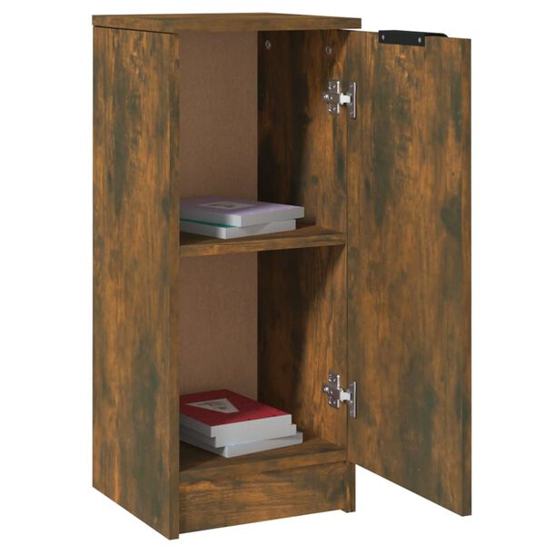 vidaXL Ντουλάπια 2 τεμ. Καπνιστή δρυς 30x30x70 εκ. Επεξεργασμένο Ξύλο