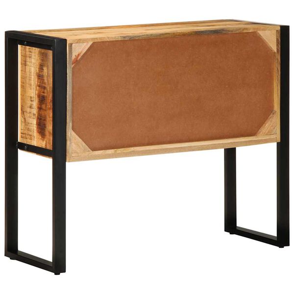 vidaXL Ντουλάπι κονσόλας 90x35x75 cm Μασίφ ακατέργαστο ξύλο Μάνγκο