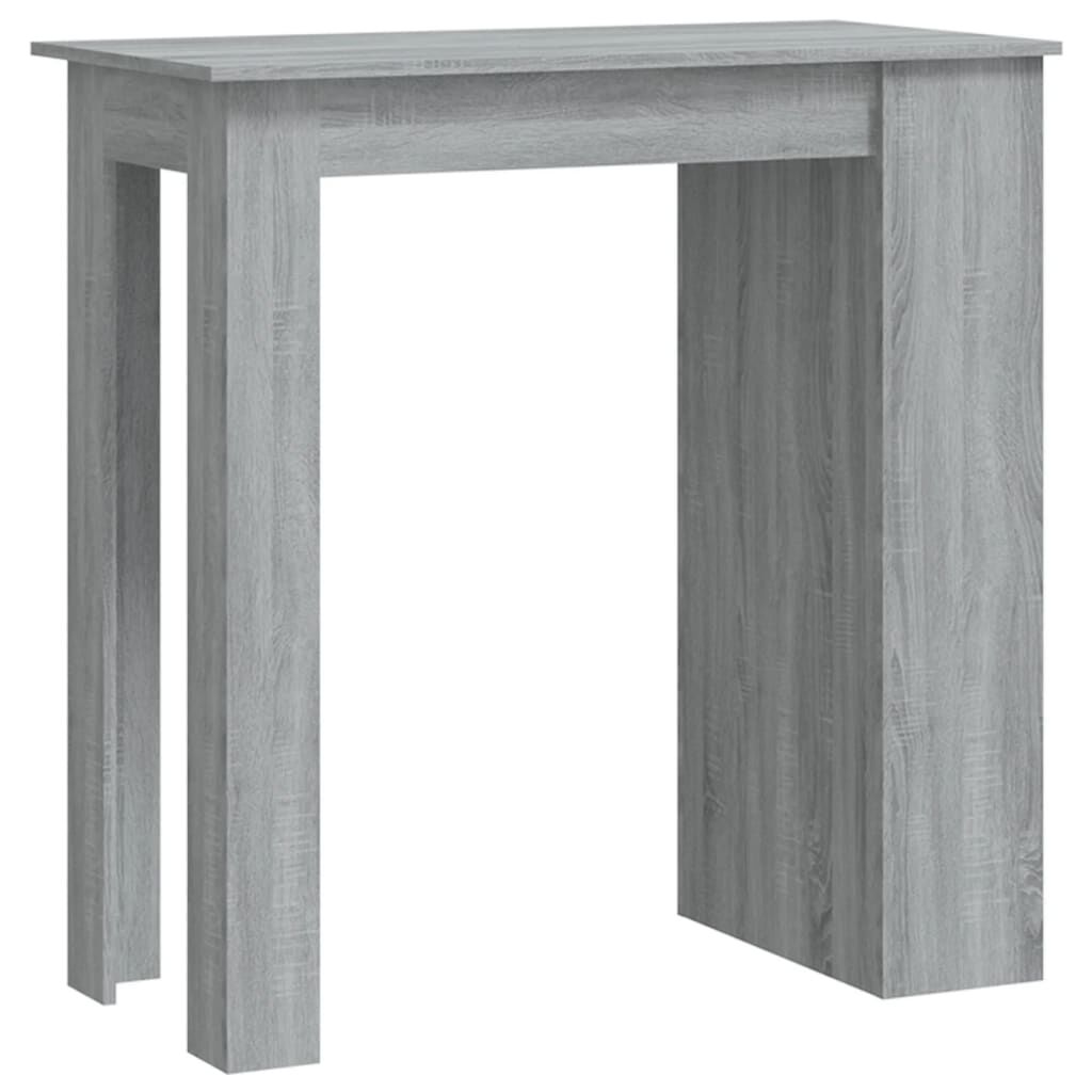 vidaXL Τραπέζι Μπαρ με Ράφια Sonoma Δρυς 102x50x103,5εκ. Επεξεργ. Ξύλο