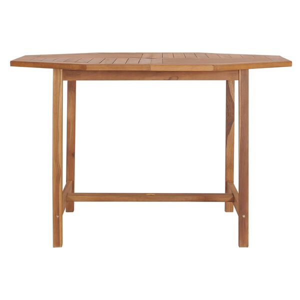vidaXL Τραπεζαρία Κήπου 110 x 110 x 75 εκ. από Μασίφ Ξύλο Teak