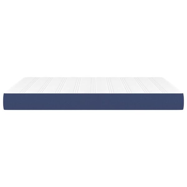 vidaXL Στρώμα με Pocket Springs Μπλε 140x200x20 εκ. Υφασμάτινο