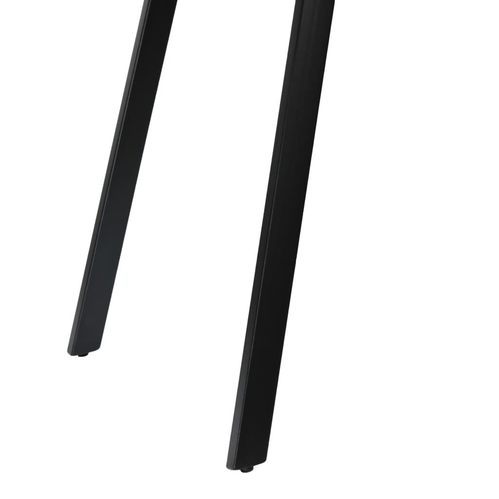 vidaXL Τραπεζαρία 180x90x76 εκ. από Ανακυκλωμένο Ξύλο Teak και Ατσάλι