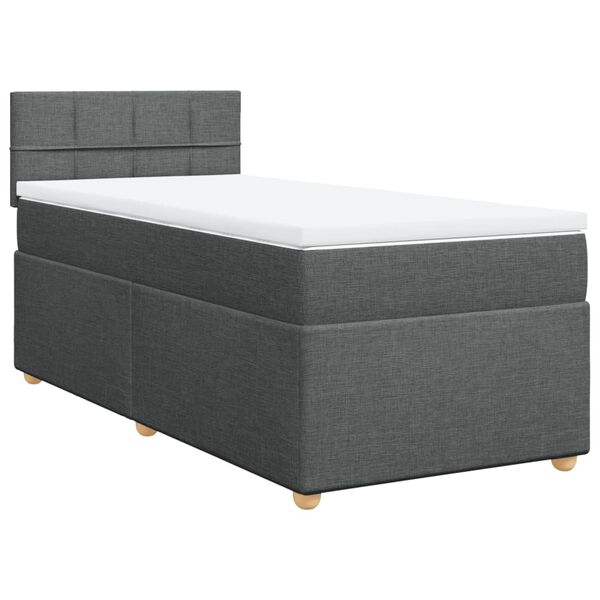 vidaXL &Kappa;&rho;&epsilon;&beta;ά&tau;&iota; Boxspring &mu;&epsilon; &Sigma;&tau;&rho;ώ&mu;&alpha; &Sigma;&kappa;&omicron;ύ&rho;&omicron; &Gamma;&kappa;&rho;&iota; 90x200 &epsilon;&kappa;. &Upsilon;&phi;&alpha;&sigma;&mu;ά&tau;&iota;&nu;&omicron;