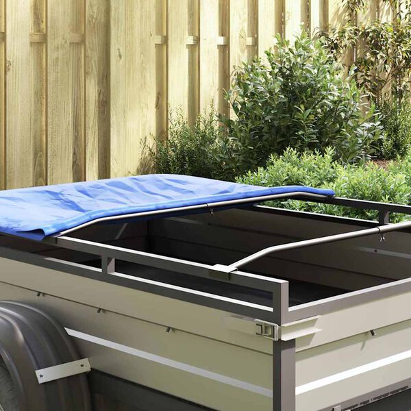 vidaXL κατάλληλο για επίπεδη στήριξη ταπήτων 3 pcs Ασημί 130-210 εκ