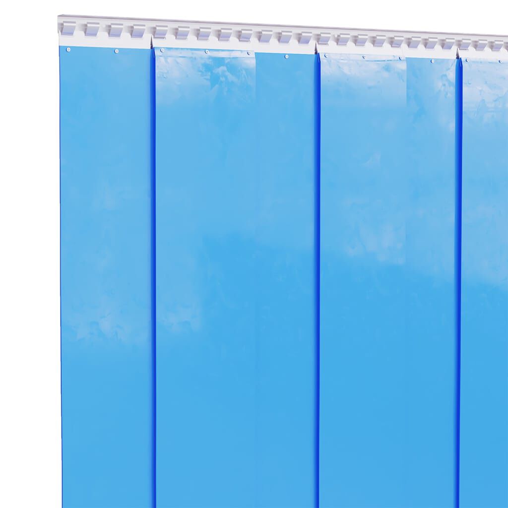 vidaXL Λωριδοκουρτίνα Μπλε 10 μ. 200 χιλ. x 1,6 χιλ. από PVC