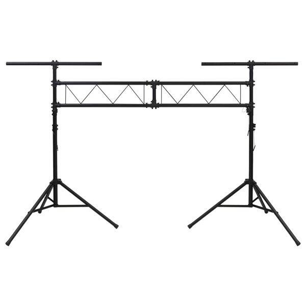 vidaXL Βάση Φωτισμού Μαύρη 338 x 115 x (180-300) εκ. Ατσάλινη