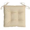vidaXL Μαξιλάρια Παλέτας Κήπου 2 τεμ. Μπεζ 50x50x7 εκ. Oxford Ύφασμα