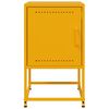 vidaXL Κομοδίνο Μουσταρδί 36x39x60,5 εκ. από Χάλυβα