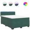 vidaXL &Kappa;&rho;&epsilon;&beta;ά&tau;&iota; Boxspring &mu;&epsilon; &Sigma;&tau;&rho;ώ&mu;&alpha; &Sigma;&kappa;&omicron;ύ&rho;&omicron; &Pi;&rho;ά&sigma;&iota;&nu;&omicron; 140x200&epsilon;&kappa;. &Beta;&epsilon;&lambda;&omicron;ύ&delta;&iota;&nu;&omicron;