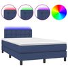 vidaXL &Kappa;&rho;&epsilon;&beta;ά&tau;&iota; Boxspring &mu;&epsilon; &Sigma;&tau;&rho;ώ&mu;&alpha; & LED &Mu;&pi;&lambda;&epsilon; 120x200 &epsilon;&kappa;. &Upsilon;&phi;&alpha;&sigma;&mu;ά&tau;&iota;&nu;&omicron;