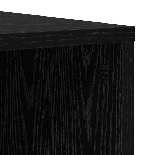 vidaXL Σετ επίπλου τηλεόρασης 4 pcs Μαύρη Δρυς 72 x 35 x 36.5 cm