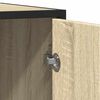 vidaXL Sideboard Sonoma Oak 92x35x76 cm Κατασκευασμένο ξύλο