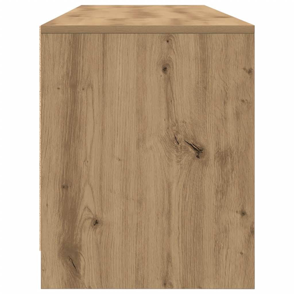 vidaXL Έπιπλο Τηλεόρασης Δρυς τεχνίτης 188,5x41x50 εκ. Επεξ. Ξύλο