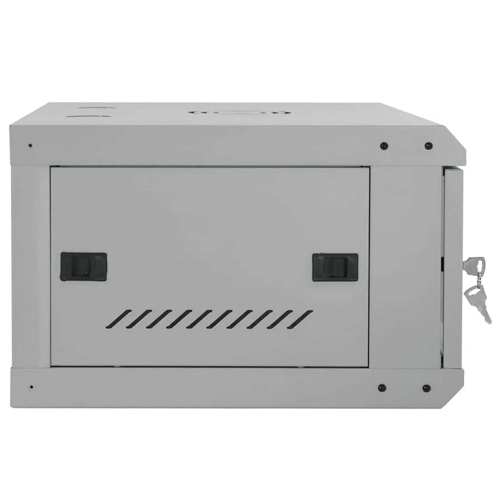 vidaXL Ντουλάπα δικτύου με αποθήκευση Γκρι 60 x 45 x 28 εκ Ατσάλι
