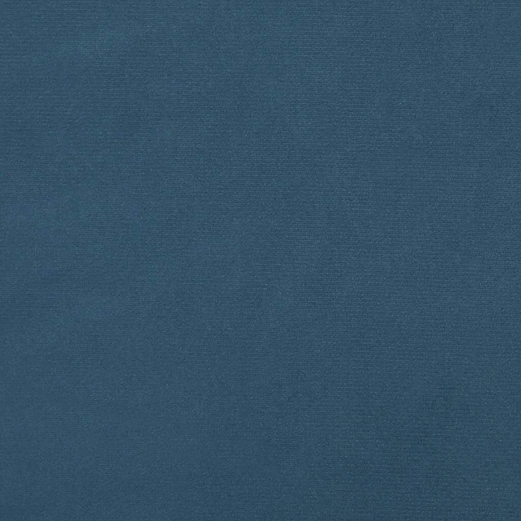 vidaXL Στρώμα με Pocket Springs Σκούρο Μπλε 120x210x20 εκ. Βελούδινο