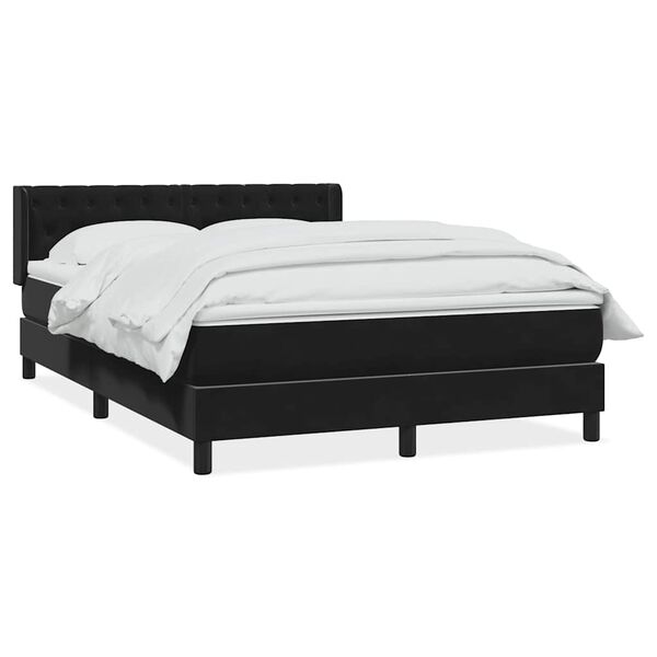vidaXL &Kappa;&rho;&epsilon;&beta;ά&tau;&iota; Boxspring &mu;&epsilon; &Sigma;&tau;&rho;ώ&mu;&alpha; &Mu;&alpha;ύ&rho;&omicron; 160x210 &epsilon;&kappa;. &Beta;&epsilon;&lambda;&omicron;ύ&delta;&iota;&nu;&omicron;