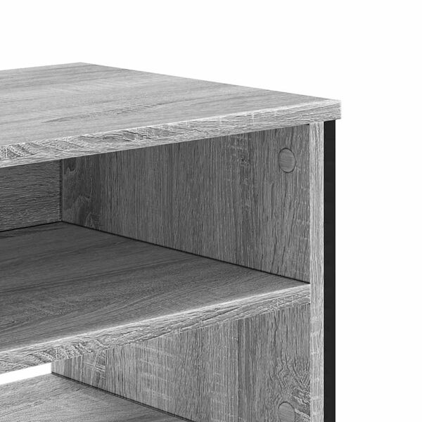 vidaXL Έπιπλο Τηλεόρασης Γκρι Sonoma 122x34x41 εκ. από Επεξεργ. Ξύλο