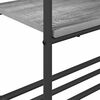 vidaXL Ράφι ρούχων με ράφια Γκρι sonoma 77 x 30 x 171 εκ