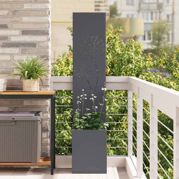 vidaXL Οθόνη Ιδιωτικότητας Κήπου Ανθρακί 32 x 140 εκ.