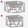 vidaXL Φωτιά Καφέ 50 x 50 x 35 cm Ατσάλι σκληρυθέν στον αέρα