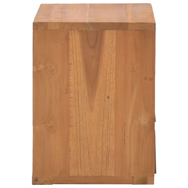 vidaXL Κομοδίνο 40 x 30 x 40 εκ. από Μασίφ Ξύλο Teak