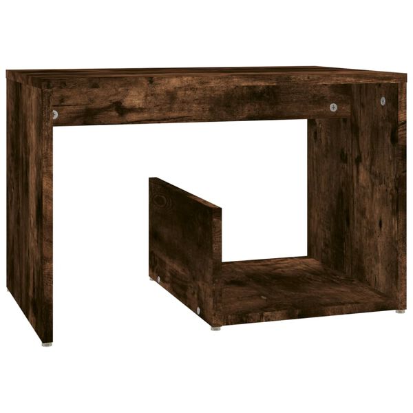 vidaXL Βοηθητικό Τραπέζι Καπνιστή Δρυς 59x36x38 εκ. Επεξεργασμένο Ξύλο