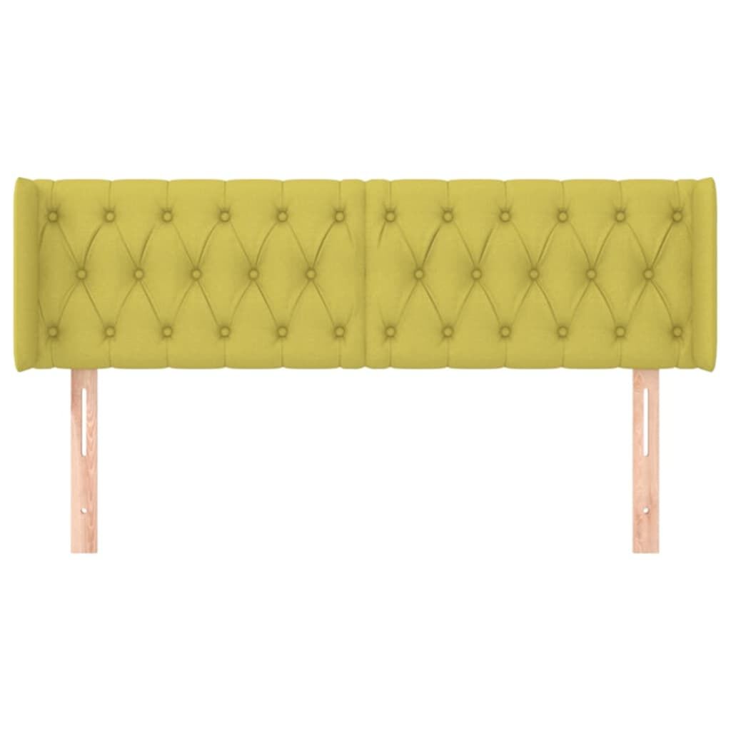 vidaXL Κεφαλάρι με Πτερύγια Πράσινο 147x16x78/88 εκ. Υφασμάτινο