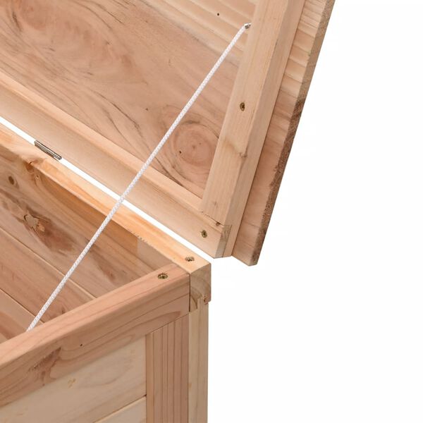 vidaXL Μπαούλο Αποθήκευσης Κήπου 50x49x56,5 εκ. από Μασίφ Ξύλο Ελάτης