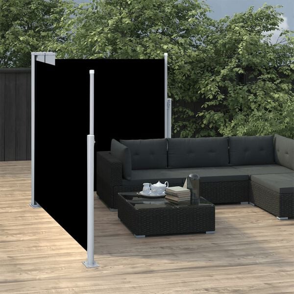 vidaXL Σκίαστρο Πλαϊνό Συρόμενο Μπλε 200 x 600 εκ.