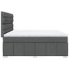 vidaXL &Kappa;&rho;&epsilon;&beta;ά&tau;&iota; Boxspring &mu;&epsilon; &Sigma;&tau;&rho;ώ&mu;&alpha; &Sigma;&kappa;&omicron;ύ&rho;&omicron; &Gamma;&kappa;&rho;&iota; 200x200 &epsilon;&kappa;. &Upsilon;&phi;&alpha;&sigma;&mu;ά&tau;&iota;&nu;&omicron;