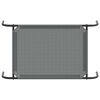 vidaXL Ανυψωμένο κρεβάτι σκύλου γκρι 90x50x20 cm Textilene και χάλυβα