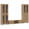vidaXL &Sigma;&epsilon;&tau; &epsilon;&pi;ί&pi;&lambda;&omicron;&upsilon; &tau;&eta;&lambda;&epsilon;ό&rho;&alpha;&sigma;&eta;&sigmaf; &mu;&epsilon; &sigma;&upsilon;&rho;&tau;ά&rho;&iota; FLORIN 3 pcs Artisan Oak