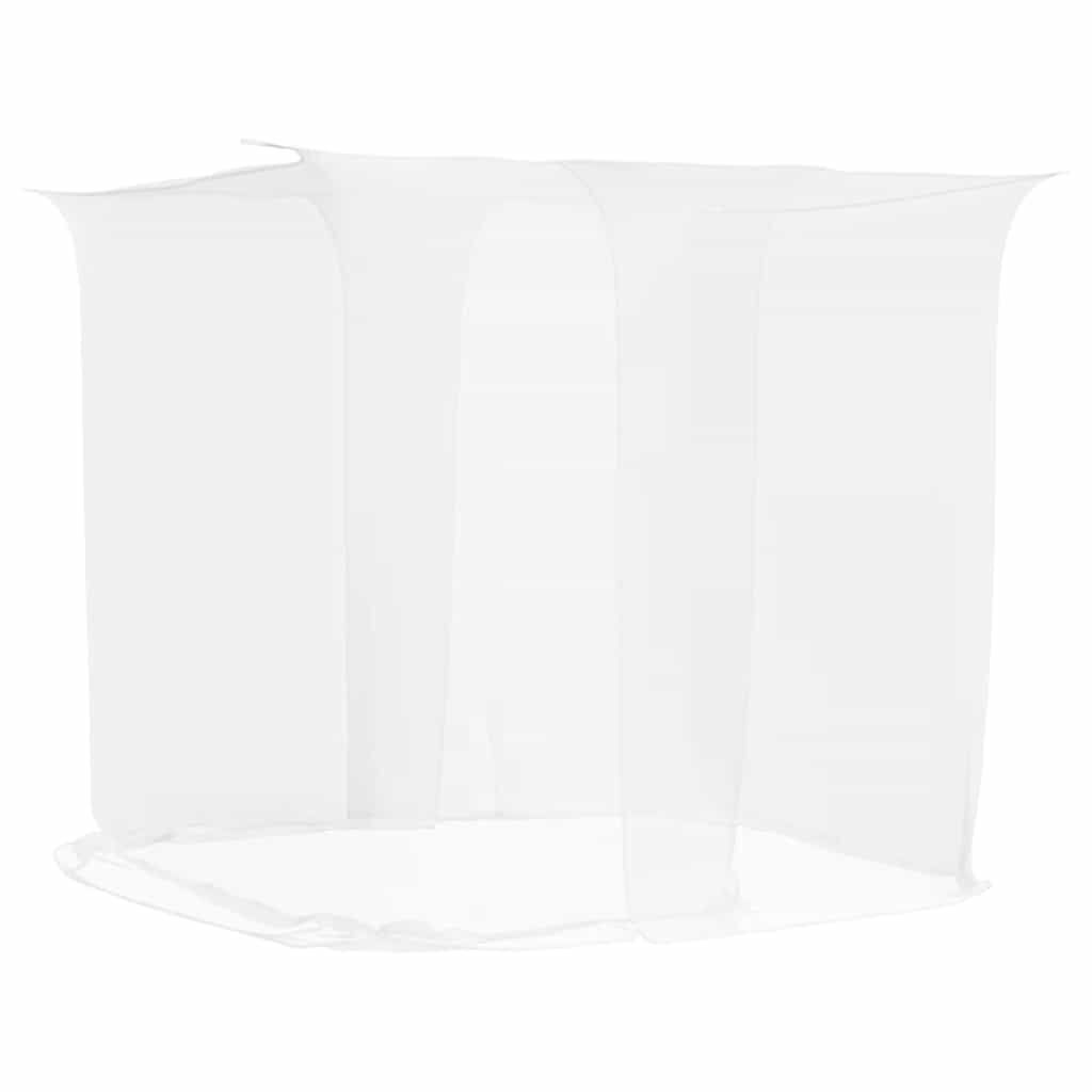 vidaXL Κουνουπιέρα Κρεμαστή 156 Λευκή 220x200x210 εκ. από Δίχτυ