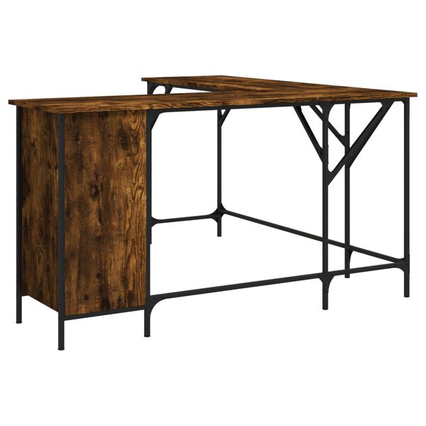 vidaXL Γραφείο Καπνιστή Δρυς 141x141x75 εκ. από Επεξεργασμένο Ξύλο