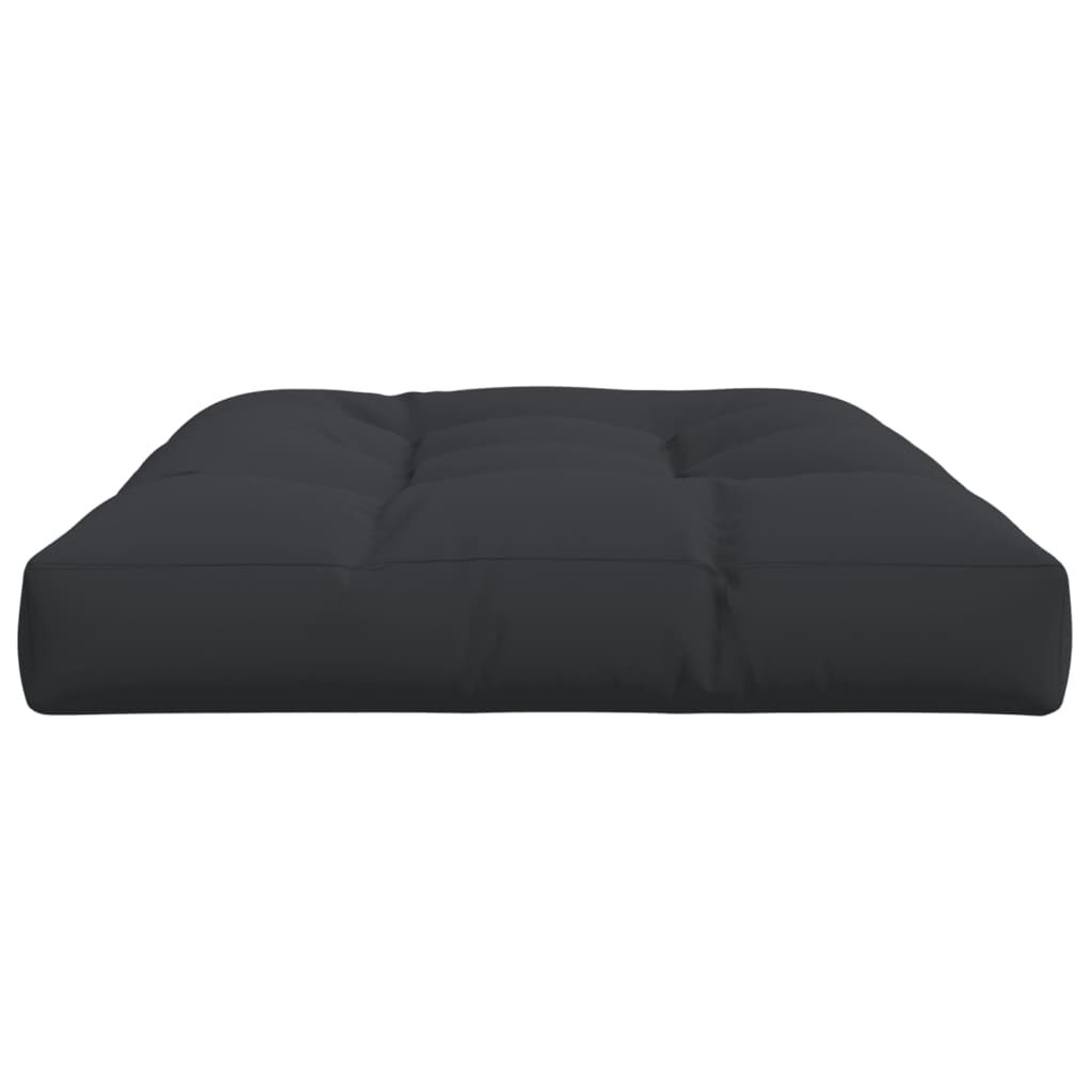 vidaXL Μαξιλάρι Παλέτας Μαύρο 120 x 80 x 12 εκ. Υφασμάτινο