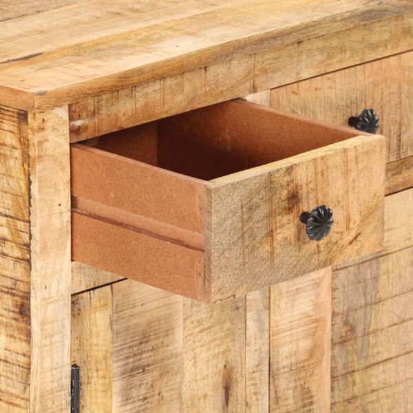 vidaXL Ντουλάπι με Συρτάρια 59x35x75 εκ. από Ακατέργαστο Ξύλο Μάνγκο