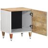 vidaXL Κομοδίνα 2 τεμάχια 40x33,5x46 cm μασίφ ξύλο Mango
