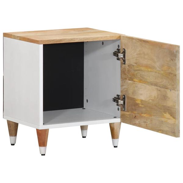 vidaXL Κομοδίνα 2 τεμάχια 40x33,5x46 cm μασίφ ξύλο Mango