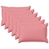 vidaXL &Kappa;ά&lambda;&upsilon;&mu;&mu;&alpha; &Mu;&alpha;&xi;&iota;&lambda;&alpha;&rho;&iota;&omicron;ύ 6 pcs HOUTEN &Rho;&omicron;&zeta; 50 x 75 cm &Psi;&epsilon;ύ&tau;&iota;&kappa;&omicron; &Lambda;&iota;&nu;ό