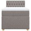vidaXL &Kappa;&rho;&epsilon;&beta;ά&tau;&iota; Boxspring &mu;&epsilon; &Sigma;&tau;&rho;ώ&mu;&alpha; Taupe 90x190 &epsilon;&kappa;.&Upsilon;&phi;&alpha;&sigma;&mu;ά&tau;&iota;&nu;&omicron;