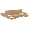 vidaXL &Kappa;&rho;&epsilon;&beta;ά&tau;&iota; &mu;&epsilon; &alpha;&pi;&omicron;&theta;&eta;&kappa;&epsilon;&upsilon;&tau;&iota;&kappa;ό &chi;ώ&rho;&omicron; &mu;&epsilon; &pi;ό&rho;&tau;&alpha; Artisan Oak 135 x 190 cm