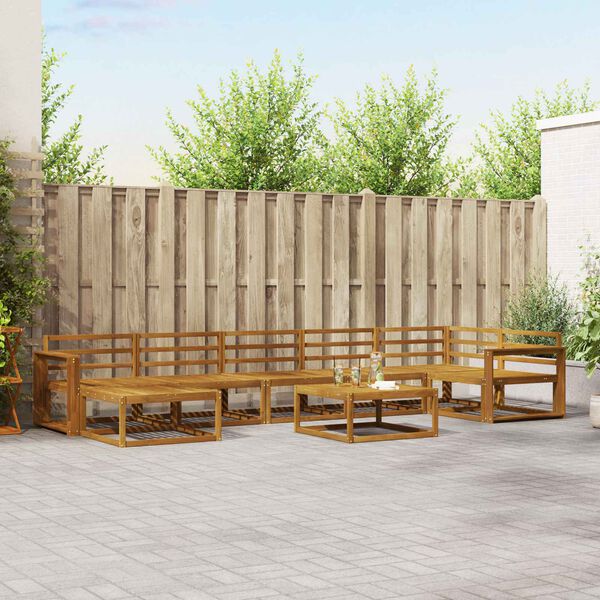 vidaXL &Sigma;&epsilon;&iota;&rho;ά &Kappa;&alpha;&nu;&alpha;&pi;έ &Epsilon;&xi;&omega;&tau;&epsilon;&rho;&iota;&kappa;&omicron;ύ 8 pcs &Phi;&upsilon;&sigma;&iota;&kappa;ό &Sigma;&tau;&epsilon;&rho;&epsilon;ό &Xi;ύ&lambda;&omicron; &Alpha;&kappa;&alpha;&kappa;ί&alpha;&sigmaf;