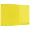 vidaXL Πίσω Πάνελ Κουζίνας 2 pcs Κίτρινο 70 x 50 cm σκληρυμένο γυαλί