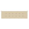 vidaXL Μαξιλάρι Πάγκου Κήπου Μπεζ 180x50x3 εκ. Ύφασμα Oxford